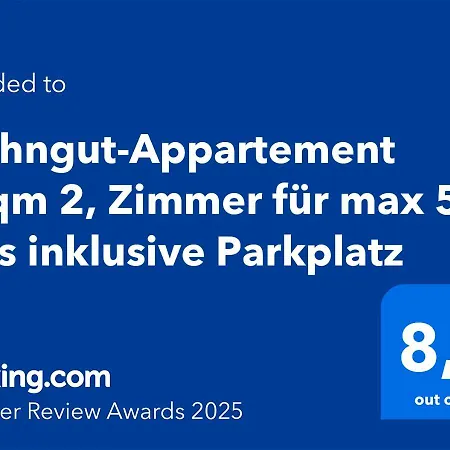 Wohngut-Appartement 2, 50Qm , 2 Zimmer Fuer 1-4 Pers Inklusive Parkplatz Hagen (Arnsberg)